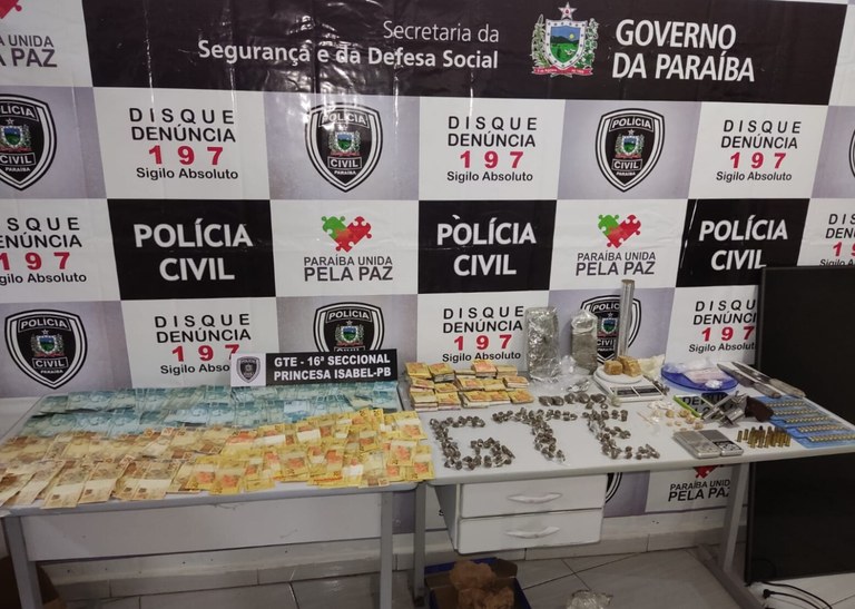 INVESTIGAÇÃO Polícia Civil prende três suspeitos de tráfico e apreende arma e drogas em Princesa Isabel3.jpeg INVESTIGAÇÃO Polícia Civil prende três suspeitos de tráfico e apreende arma e drogas em Princesa Isabel3.jpeg