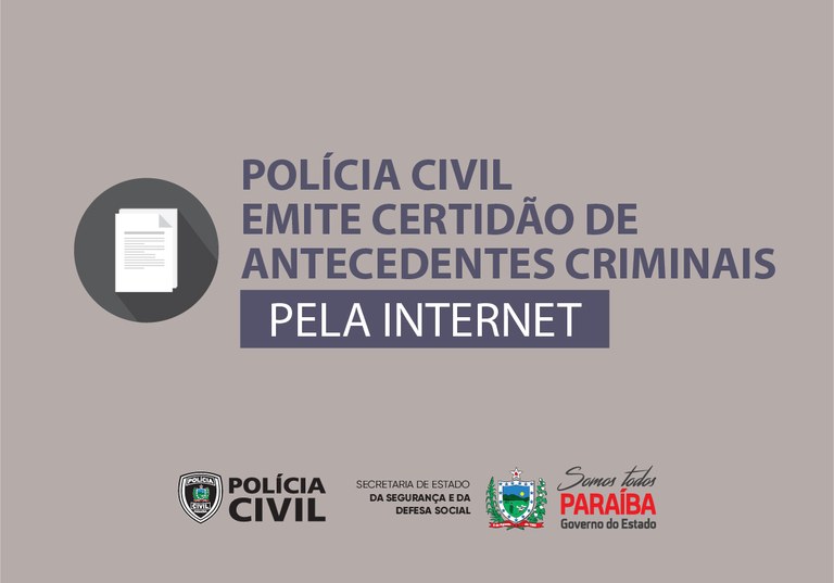 Como tirar a Certidão de Antecedentes Criminais pela internet