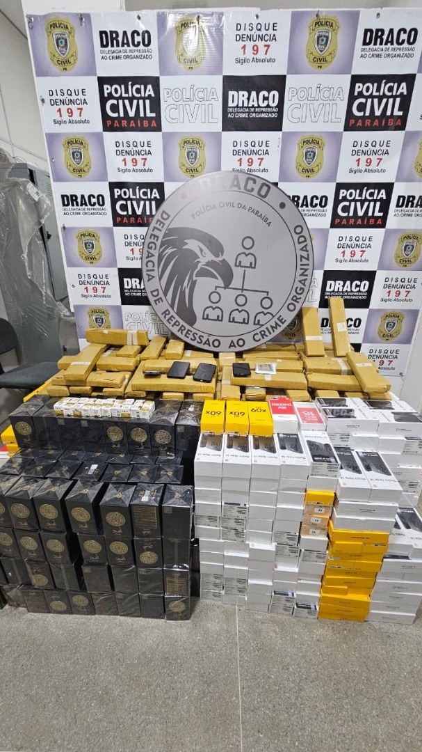 DRACO: Polícia Civil prende quatro pessoas e apreende drogas, perfumes e canetas emagrecedoras em Campina Grande